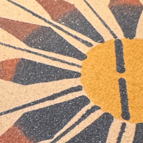 Vintage painted sand art, Mid Century Southwestern artwork - Picture 3 of 5